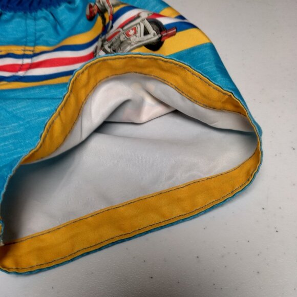 Disney Pixar Toy Story 4 Swim Trunks 18 Months Blue Woody Buzz Lightyear Shorts - Picture 6 of 15